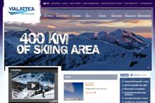 Vialattea / Sestiere Skigebiet Spätskigebiet - 